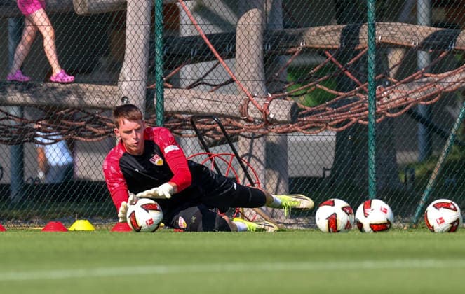 04.08.2026, Deutschland, Grassau, Fußball Bundesliga, Saison 2026 2027, Trainingslager VfB Stuttgart, Jerik von der Felsen