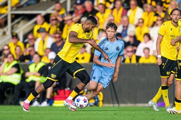 260804 Abdullah Iqbal of Mjällby during the Champions League football qualifying match between Mjällby and Slovan Bratislava on August 4, 2026 in Hällevik. Photo: Christoffer Borg Mattisson BILDBYRAN COP 261 CB0545 fotboll football soccer fotball uefa champions league champions league mjällby slovan bratislava bbeng Copyright: CHRISTOFFERxBORGxMATTISSON BB260804CB094