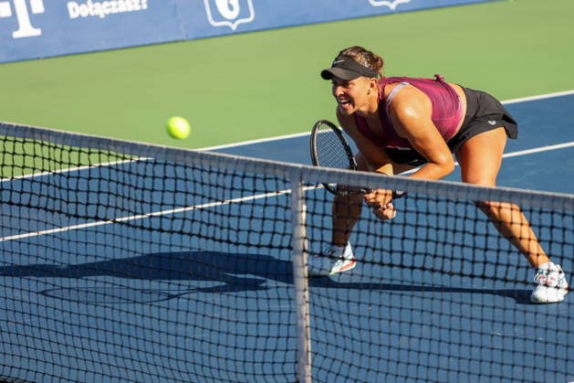 WARSZAWA 04.08.2026 TURNIEJ WTA, Tennis Damen 125 WARSAW T-MOBILE POLISH OPEN - DEBEL CWIERCFINAL --- TENNIS TOURNAMENT WTA 125 WARSAW T-MOBILE POLISH OPEN - DOUBLES QUARTERFINAL MATCH WERONIKA FALKOWSKA FOT. ANNA KLEPACZKO FOTOPYK NEWSPIX.PL --- newspix.pl