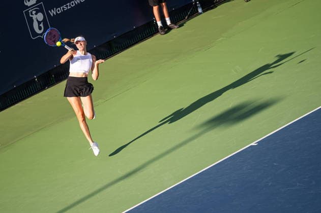 Warszawa 04.08.2026. Tennis. WTA, Tennis Damen 125 Warsaw T-Mobile Polish Open, day 3, Warsaw, Poland --- Tenis. Turniej WTA 125 Warsaw T-Mobile Polish Open, dzien 3, Warszawa Persons shown : Martyna Kubka Fot. Kai Taller Arena Akcji NEWSPIX.PL --- newspix.pl