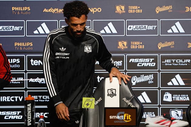 Futbol, Presentacion oficial de Vozinha El nuevo portero de Colo Colo Josimar Jose Evora Dias, mas conocido como Vozinha es presentado oficialmente para unirse al plantel este segundo semestre 04 08 2026 Diego Martin Photosport Football, Presentation of Vozinha The new goalkeeper of Colo Colo Josimar Jose Evora Dias, alias Vozinha, is presented officially 04 08 2026 Diego Martin Photosport Presentacion de Vozinha en Colo Colo