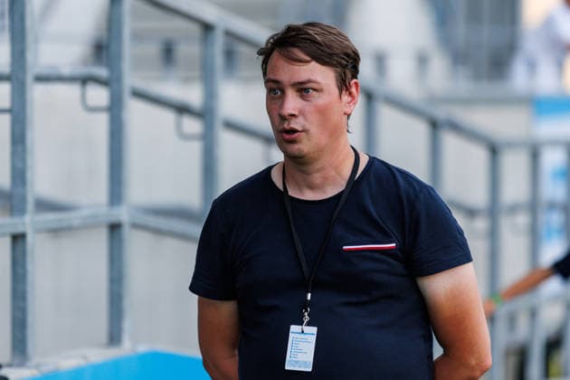 04.08.2026, GER, Regionalliga Nord-Ost, 3. Spieltag, Saison 2026 2027), Chemnitz, Chemnitzer FC - FSV Zwickau AndrÃ Beuchold (Geschäftsführer FSV Zwickau) Chemnitz eins-Stadion - An der Gellertstraße Sachsen Deutschland Copyright: xnordphotoxGmbHx xTrienitzx