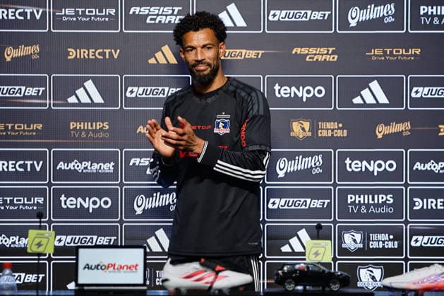 Futbol, Presentacion oficial de Vozinha El nuevo portero de Colo Colo Josimar Jose Evora Dias, mas conocido como Vozinha es presentado oficialmente para unirse al plantel este segundo semestre 04 08 2026 Diego Martin Photosport Football, Presentation of Vozinha The new goalkeeper of Colo Colo Josimar Jose Evora Dias, alias Vozinha, is presented officially 04 08 2026 Diego Martin Photosport Presentacion de Vozinha en Colo Colo