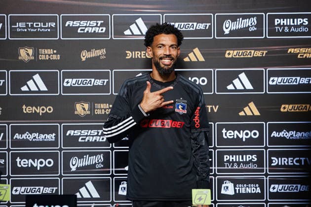 Futbol, Presentacion oficial de Vozinha El nuevo portero de Colo Colo Josimar Jose Evora Dias, mas conocido como Vozinha es presentado oficialmente para unirse al plantel este segundo semestre 04 08 2026 Diego Martin Photosport Football, Presentation of Vozinha The new goalkeeper of Colo Colo Josimar Jose Evora Dias, alias Vozinha, is presented officially 04 08 2026 Diego Martin Photosport Presentacion de Vozinha en Colo Colo