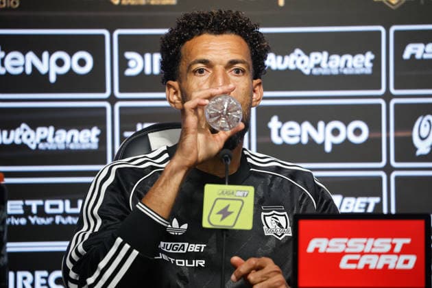 Futbol, Presentacion oficial de Vozinha El nuevo portero de Colo Colo Josimar Jose Evora Dias, mas conocido como Vozinha es presentado oficialmente para unirse al plantel este segundo semestre 04 08 2026 Diego Martin Photosport Football, Presentation of Vozinha The new goalkeeper of Colo Colo Josimar Jose Evora Dias, alias Vozinha, is presented officially 04 08 2026 Diego Martin Photosport Presentacion de Vozinha en Colo Colo
