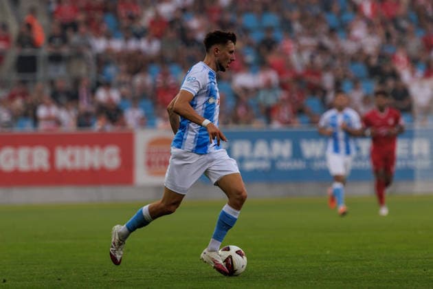 04.08.2026, GER, Regionalliga Nord-Ost, 3. Spieltag, Saison 2026 2027), Chemnitz, Chemnitzer FC - FSV Zwickau Tobias Stockinger (Chemnitzer FC 7) Einzelaktion Aktion Chemnitz eins-Stadion - An der Gellertstraße Sachsen Deutschland Copyright: xnordphotoxGmbHx xTrienitzx
