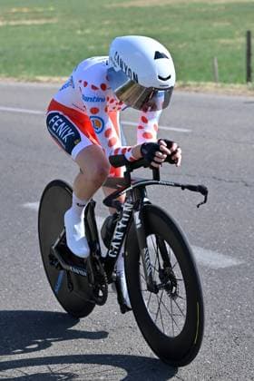 04.08.2026 --- Lacets de Marsannay, Frankreich --- Radsport --- Tour De France Femmes --- 4. Etappe Einzelzeitfahren von Gevrey-Chambertin nach Dijon --- --- Puck Pieterse (Fenix - Premiertech) Tour De France Femmes stage 4