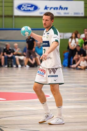 04.08.2026, xovx, Handball Lindencup, HSG Wetzlar - TV Hüttenberg Dominik Mappes (HSG Wetzlar), Freisteller Linden Stadthalle Hessen Deutschland (DE)