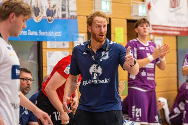 04.08.2026, xovx, Handball Lindencup, HSG Wetzlar - TV Hüttenberg Trainer Stefan Kneer (TV Hüttenberg) Linden Stadthalle Hessen Deutschland (DE)
