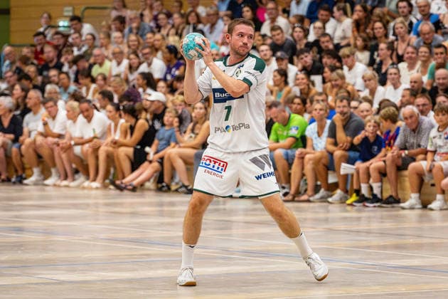 04.08.2026, xovx, Handball Lindencup, HSG Wetzlar - TV Hüttenberg Dominik Mappes (HSG Wetzlar), Freisteller Linden Stadthalle Hessen Deutschland (DE)