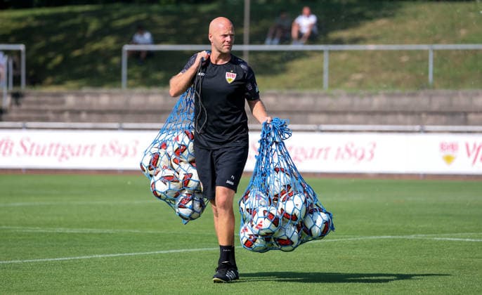 05.08.2026, Deutschland, Grassau, Fußball Bundesliga, Saison 2026 2027, Trainingslager VfB Stuttgart, Co-Trainer Philip Kipp