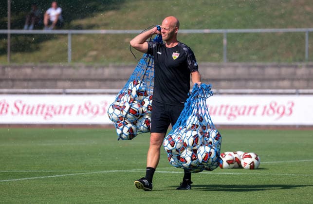 05.08.2026, Deutschland, Grassau, Fußball Bundesliga, Saison 2026 2027, Trainingslager VfB Stuttgart, Standard-Trainer Philip Kipp