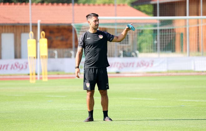 05.08.2026, Deutschland, Grassau, Fußball Bundesliga, Saison 2026 2027, Trainingslager VfB Stuttgart, Co-Trainer Malik Fathi