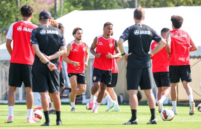 05.08.2026, Deutschland, Grassau, Fußball Bundesliga, Saison 2026 2027, Trainingslager VfB Stuttgart, Nikolas Nartey