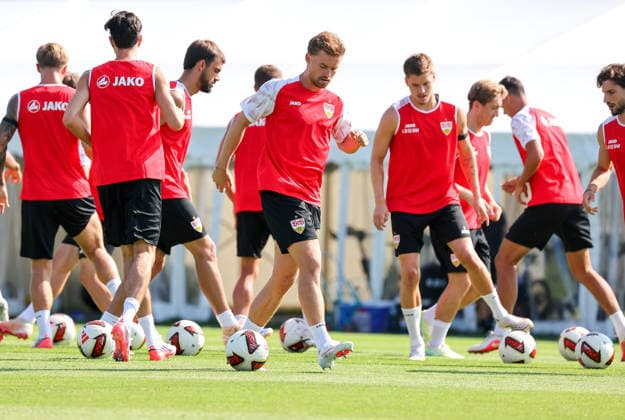 05.08.2026, Deutschland, Grassau, Fußball Bundesliga, Saison 2026 2027, Trainingslager VfB Stuttgart, Maximilian Mittelstädt