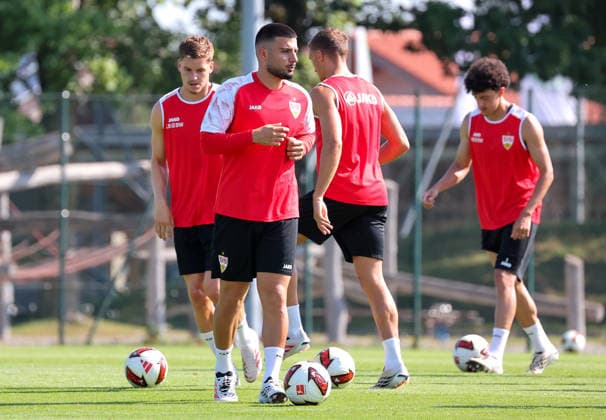 05.08.2026, Deutschland, Grassau, Fußball Bundesliga, Saison 2026 2027, Trainingslager VfB Stuttgart, Deniz Undav
