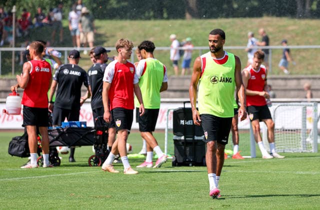 05.08.2026, Deutschland, Grassau, Fußball Bundesliga, Saison 2026 2027, Trainingslager VfB Stuttgart, Josha Vagnoman