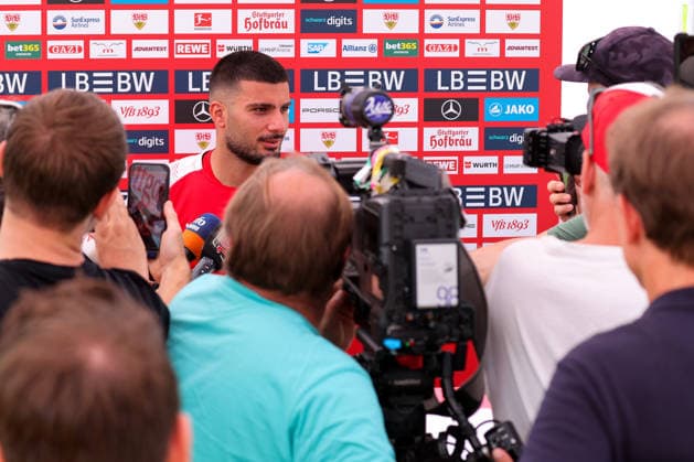 05.08.2026, Deutschland, Grassau, Fußball Bundesliga, Saison 2026 2027, Trainingslager VfB Stuttgart, Deniz Undav