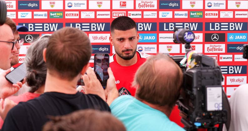 05.08.2026, Deutschland, Grassau, Fußball Bundesliga, Saison 2026 2027, Trainingslager VfB Stuttgart, Deniz Undav