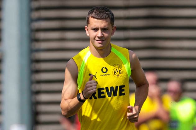 05.08.2026, Fussball, Training von Borussia Dortmund. Konstantinos Karetsas (Borussia Dortmund). Dortmund Trainingsgelände des BVB NRW Deutschland xRHR-FOTO DEx Copyright: DennisxEwert RHR-FOTOx RHR-FOTO DE