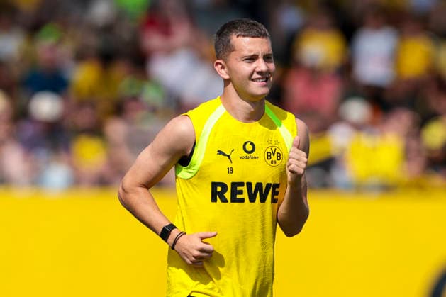 05.08.2026, Fussball, Training von Borussia Dortmund. Konstantinos Karetsas (Borussia Dortmund). Dortmund Trainingsgelände des BVB NRW Deutschland xRHR-FOTO DEx Copyright: DennisxEwert RHR-FOTOx RHR-FOTO DE