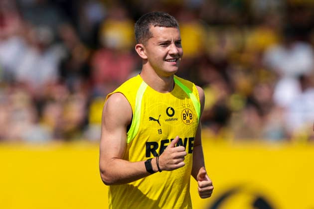 05.08.2026, Fussball, Training von Borussia Dortmund. Konstantinos Karetsas (Borussia Dortmund). Dortmund Trainingsgelände des BVB NRW Deutschland xRHR-FOTO DEx Copyright: DennisxEwert RHR-FOTOx RHR-FOTO DE