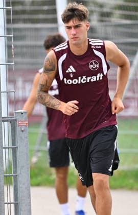 05.08.2026 - Fussball - 2. Fussball - Bundesliga - Saison 2026 2027 - 1. FC Nürnberg Nuernberg FCN ( Club ) - Training - Sportfoto Zink - xwoxzix - Javier Fernandez (8, 1. FC Nürnberg FCN )
