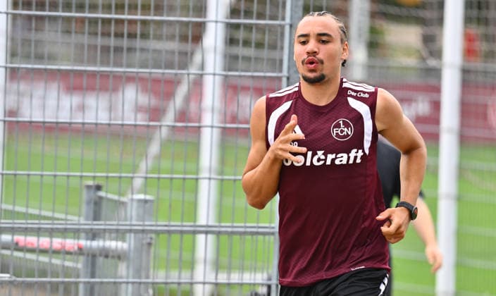 05.08.2026 - Fussball - 2. Fussball - Bundesliga - Saison 2026 2027 - 1. FC Nürnberg Nuernberg FCN ( Club ) - Training - Sportfoto Zink - xwoxzix - Rafael Lubach (18, 1. FC Nürnberg FCN )