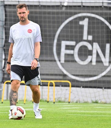 05.08.2026 - Fussball - 2. Fussball - Bundesliga - Saison 2026 2027 - 1. FC Nürnberg Nuernberg FCN ( Club ) - Training - Sportfoto Zink - xwoxzix - Miroslav Miro Klose ( Trainer 1. FC Nürnberg FCN )