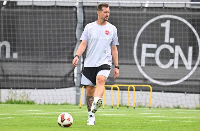 05.08.2026 - Fussball - 2. Fussball - Bundesliga - Saison 2026 2027 - 1. FC Nürnberg Nuernberg FCN ( Club ) - Training - Sportfoto Zink - xwoxzix - Miroslav Miro Klose ( Trainer 1. FC Nürnberg FCN )