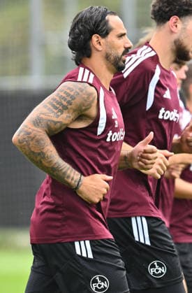 05.08.2026 - Fussball - 2. Fussball - Bundesliga - Saison 2026 2027 - 1. FC Nürnberg Nuernberg FCN ( Club ) - Training - Sportfoto Zink - xwoxzix - Adriano Grimaldi (39, 1. FC Nürnberg FCN )