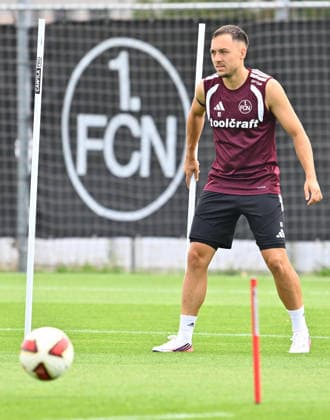 05.08.2026 - Fussball - 2. Fussball - Bundesliga - Saison 2026 2027 - 1. FC Nürnberg Nuernberg FCN ( Club ) - Training - Sportfoto Zink - xwoxzix - Julian Justvan (10, 1. FC Nürnberg FCN )