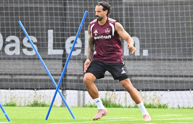05.08.2026 - Fussball - 2. Fussball - Bundesliga - Saison 2026 2027 - 1. FC Nürnberg Nuernberg FCN ( Club ) - Training - Sportfoto Zink - xwoxzix - Adriano Grimaldi (39, 1. FC Nürnberg FCN )