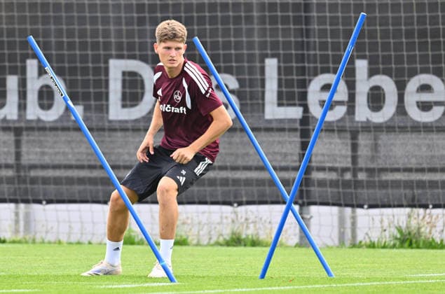 05.08.2026 - Fussball - 2. Fussball - Bundesliga - Saison 2026 2027 - 1. FC Nürnberg Nuernberg FCN ( Club ) - Training - Sportfoto Zink - xwoxzix - Kristian Mandic (36, 1. FC Nürnberg FCN )