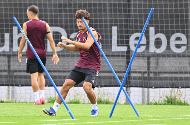 05.08.2026 - Fussball - 2. Fussball - Bundesliga - Saison 2026 2027 - 1. FC Nürnberg Nuernberg FCN ( Club ) - Training - Sportfoto Zink - xwoxzix - Justin von der Hitz (27, 1. FC Nürnberg FCN )