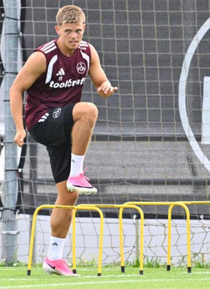 05.08.2026 - Fussball - 2. Fussball - Bundesliga - Saison 2026 2027 - 1. FC Nürnberg Nuernberg FCN ( Club ) - Training - Sportfoto Zink - xwoxzix - Finn Becker (22, 1. FC Nürnberg FCN )