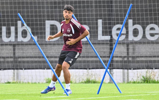 05.08.2026 - Fussball - 2. Fussball - Bundesliga - Saison 2026 2027 - 1. FC Nürnberg Nuernberg FCN ( Club ) - Training - Sportfoto Zink - xwoxzix - Can Yahya Moustfa (28, 1. FC Nürnberg FCN )