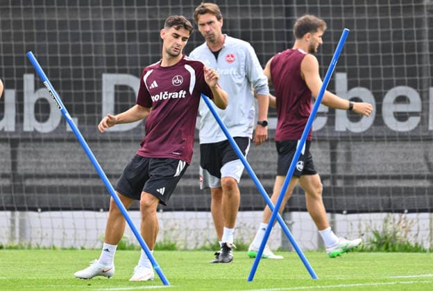 05.08.2026 - Fussball - 2. Fussball - Bundesliga - Saison 2026 2027 - 1. FC Nürnberg Nuernberg FCN ( Club ) - Training - Sportfoto Zink - xwoxzix - Andrea Ceresoli (14, 1. FC Nürnberg FCN )