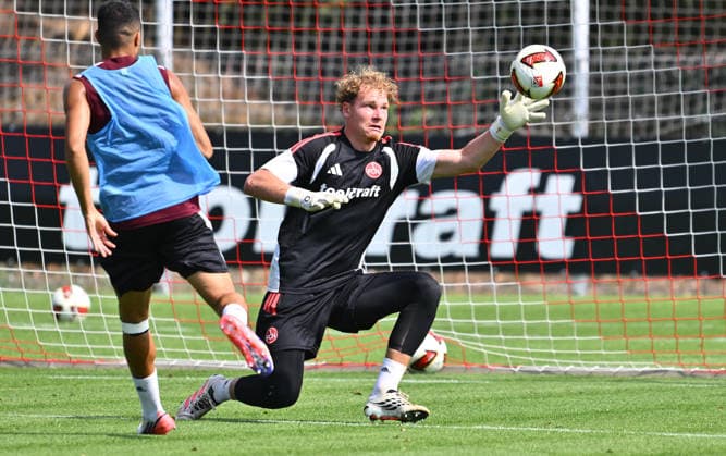 05.08.2026 - Fussball - 2. Fussball - Bundesliga - Saison 2026 2027 - 1. FC Nürnberg Nuernberg FCN ( Club ) - Training - Sportfoto Zink - xwoxzix - Nicolas Ortegel (46, 1. FC Nürnberg FCN )