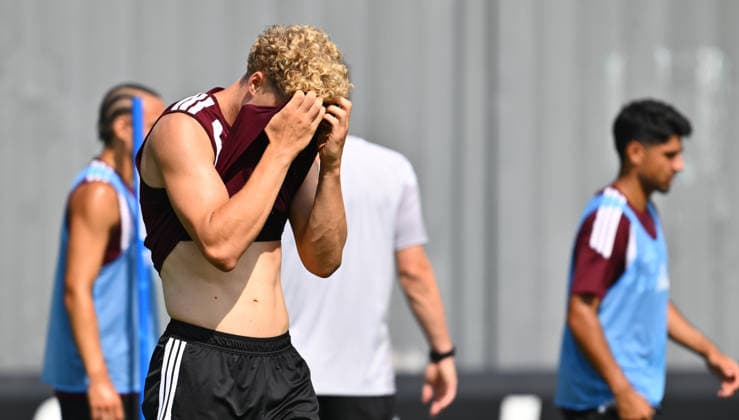 05.08.2026 - Fussball - 2. Fussball - Bundesliga - Saison 2026 2027 - 1. FC Nürnberg Nuernberg FCN ( Club ) - Training - Sportfoto Zink - xwoxzix - Piet Scobel (19, 1. FC Nürnberg FCN )
