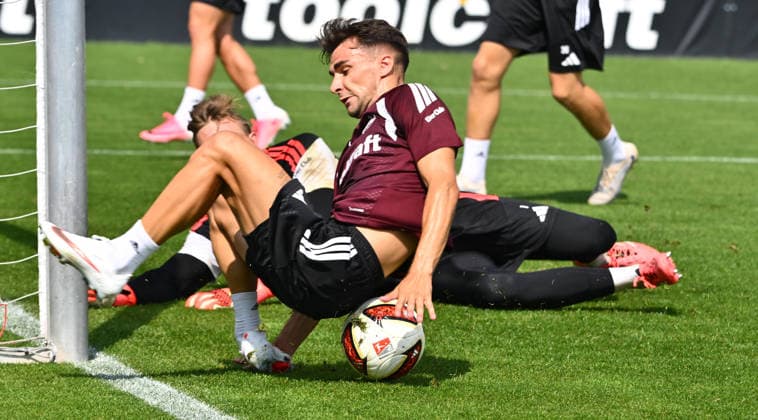 05.08.2026 - Fussball - 2. Fussball - Bundesliga - Saison 2026 2027 - 1. FC Nürnberg Nuernberg FCN ( Club ) - Training - Sportfoto Zink - xwoxzix - Andrea Ceresoli (14, 1. FC Nürnberg FCN )