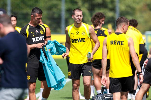 05.08.2026, Fussball, Training von Borussia Dortmund. Waldemar Anton (Borussia Dortmund). Dortmund Trainingsgelände des BVB NRW Deutschland xRHR-FOTO DEx Copyright: DennisxEwert RHR-FOTOx RHR-FOTO DE