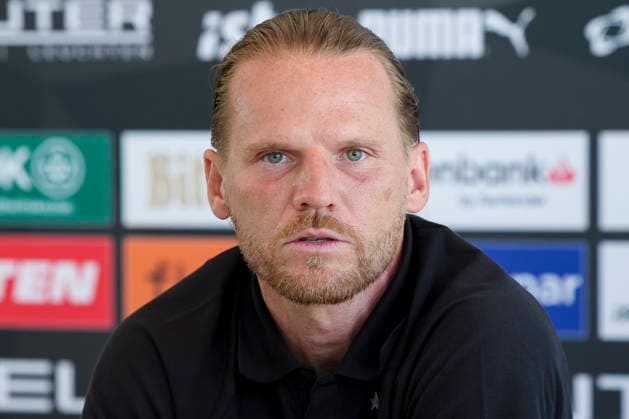 Trainer Eugen Polanski (Borussia Moenchengladbach) beantwortet bei der Pressekonferenz die Fragen der Journalisten waehrend des Trainingslagers von Borussia Moenchengladbach, Stadion Birkenmoos am 05. August 2026 in Rottach-Egern, Deutschland. (Foto von Marco Steinbrenner DeFodi Images) +++ Trainer Eugen Polanski (Borussia Moenchengladbach) answers journalists™ questions at the press conference, PK, Pressekonferenz during the Borussia Moenchengladbach Training camp at Stadion Birkenmoos on August 5, 2026 in Rottach-Egern, Germany. (Photo by Marco Steinbrenner DeFodi Images) (Photo by Marco Steinbrenner DeFodi Images) -