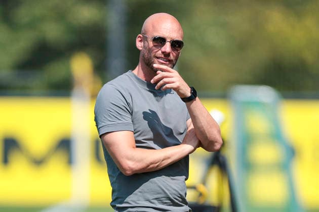 05.08.2026, Fussball, Training von Borussia Dortmund. Sportdirektor Ole Book (Borussia Dortmund). Dortmund Trainingsgelände des BVB NRW Deutschland xRHR-FOTO DEx Copyright: DennisxEwert RHR-FOTOx RHR-FOTO DE