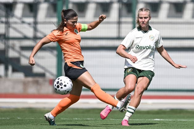 260805 Mathilde Janzen of Hammarby during the UEFA Women s Champions League qualifying match between Hammarby and Apolonia on August 5, 2026 in Biella. Photo: Daniele Buffa BILDBYRAN COP 18 XY0120 fotboll football soccer fotball uefa womens champions league hammarby apolonia dam bbeng kval Copyright: DanielexBuffa BB260805BB211