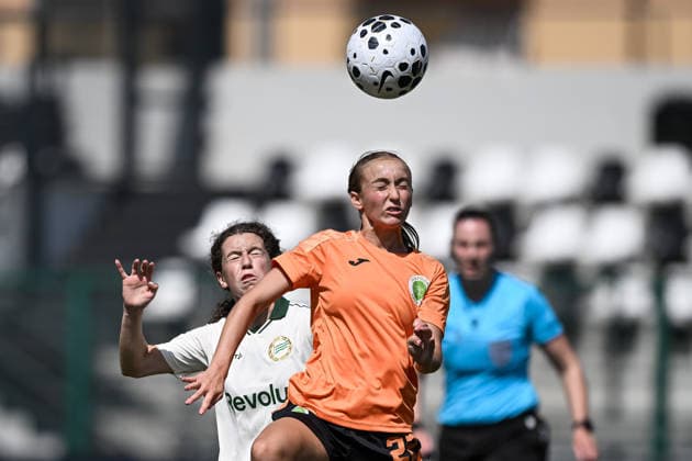 260805 InÃ s Lorenius of Hammarby during the UEFA Women s Champions League qualifying match between Hammarby and Apolonia on August 5, 2026 in Biella. Photo: Daniele Buffa BILDBYRAN COP 18 XY0120 fotboll football soccer fotball uefa womens champions league hammarby apolonia dam bbeng kval Copyright: DanielexBuffa BB260805BB214