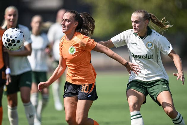 260805 Elin Sorum of Hammarby during the UEFA Women s Champions League qualifying match between Hammarby and Apolonia on August 5, 2026 in Biella. Photo: Daniele Buffa BILDBYRAN COP 18 XY0120 fotboll football soccer fotball uefa womens champions league hammarby apolonia dam bbeng kval Copyright: DanielexBuffa BB260805BB222