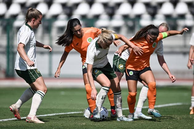 260805 Emilie Bragstad of Hammarby during the UEFA Women s Champions League qualifying match between Hammarby and Apolonia on August 5, 2026 in Biella. Photo: Daniele Buffa BILDBYRAN COP 18 XY0120 fotboll football soccer fotball uefa womens champions league hammarby apolonia dam bbeng kval Copyright: DanielexBuffa BB260805BB223