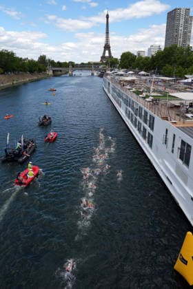 Open Water, Women s 5km, at the European Aquatics Championships Paris 2026, Paris, August 05, 2026 .  Copyright: xGianxMattiaxD Alberto LaPressex