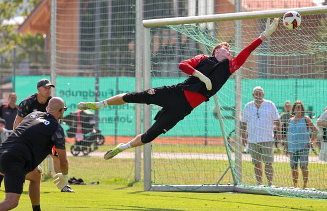 05.08.2026, Deutschland, Grassau, Fußball Bundesliga, Saison 2026 2027, Trainingslager VfB Stuttgart, Jerik von der Felsen